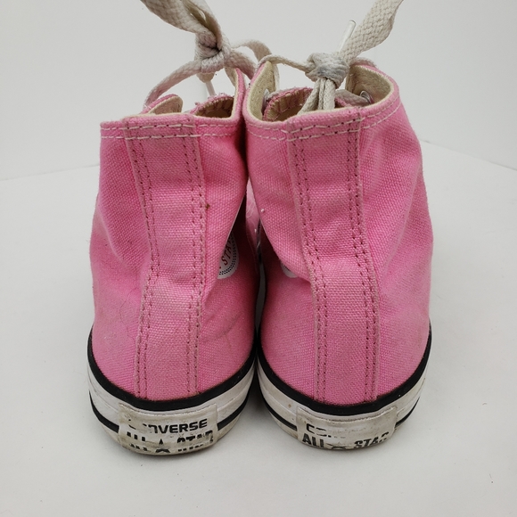 Converse Pink Hightop Sneakers - Picture 5 of 9